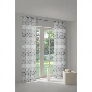 Штора Zirbello с люверсами, 1 шт. Wirth, мятный