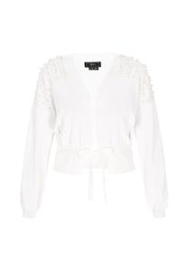 Вязаный кардиган faina, белый