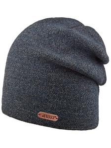 вязаная шапка синего цвета ARECO