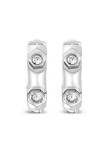 Серьги из нержавеющей стали Philipp Plein, серебристый