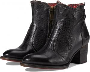 Bed|Stu Черные кожаные ботильоны Teak Rustic от Bed Stu