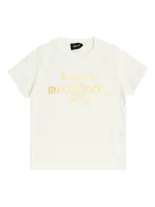 Футболка с принтом Medusa Versace Kids, нейтральный
