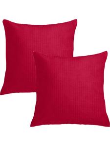 Erwin Müller Мягкая наволочка из жатой ткани, комплект из 2 штук, Вертинген, красный цвет