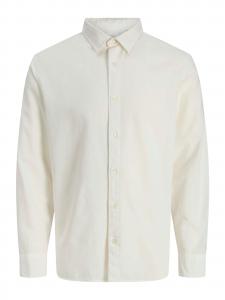 Jack & Jones Plus Рубашка на пуговицах 'JJEBREEZE' Regular fit в белом цвете