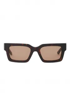 Солнцезащитные очки с логотипом KARL LAGERFELD, коричневый