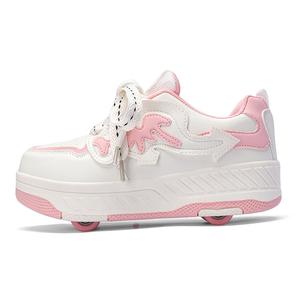 Детская обувь для повседневной жизни Wooden Rabbit, белый/розовый