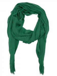SASSYCLASSY Муслиновый шарф темно-зеленого цвета
