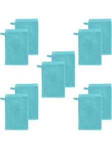 Erwin Müller Махровые рукавицы для мытья, 10 шт, Heidenheim, бирюзового цвета