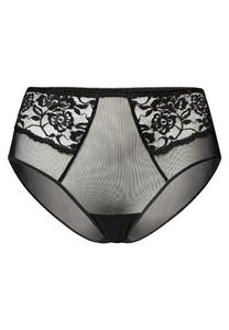 Трусы Teyli Hohe Taille mit floraler Spitze Vida, черный