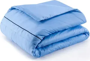 Наволочка , однотонная, атласная, цвет лазурный, размер 40x80 Tommy Hilfiger