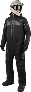 Мужской утепленный монокостюм FXR Maverick FAST, Black/Charcoal/Hi-vis