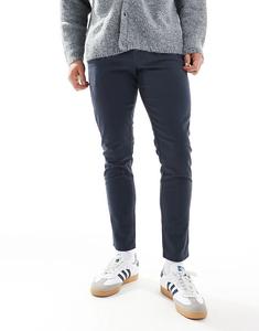 Облегающие брюки-чинос темно-синего цвета JJ Rebel