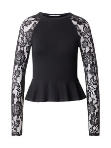 ABOUT YOU Лонгслив 'Elaine' в черном цвете