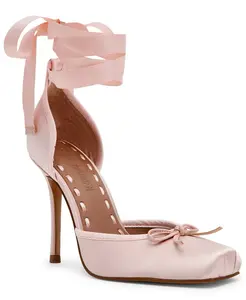 Женские балетки Larina на шнуровке с высоким каблуком Steve Madden, черный