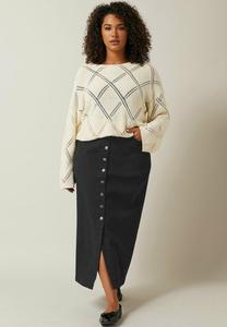 Юбка макси BUTTON THROUGH Evans, антрацит