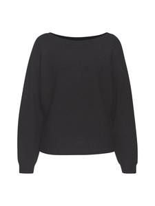 Пуловер LASCANA Rundhals, черный