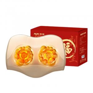 Массажная подушка для поясницы и шеи 360° полностью закрытая конструкция технология полного шумоподавления AJA-12D-723A-07 AUX, хаки/мультиколор