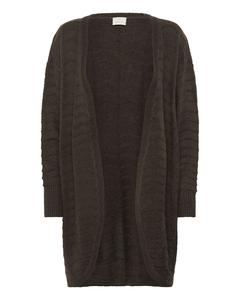 Вязаный кардиган Kaffe KAEmria, темно-коричневый