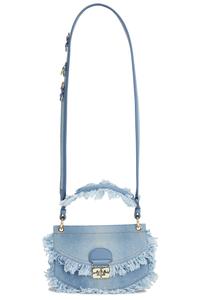 Сумка Apo-G mini с верхней ручкой Ganni, faded denim