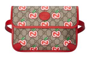 GUCCI Кожаная поясная сумка через плечо