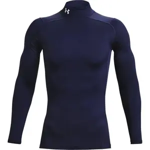 Лонгслив Under Armour Fitted High Neck Coldgear, синий