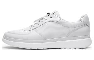 Износостойкие низкие повседневные кроссовки мужские на размер больше CROWN, белый