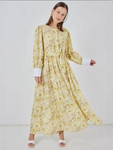 Bigdart Платье в желтом, пастельно-желтом цвете