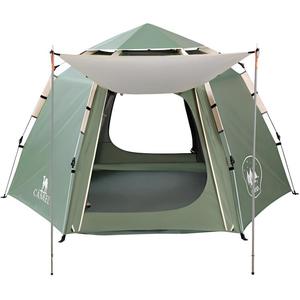 Палатка для кемпинга с пружинным механизмом, одна спальня и гостиная, автоматическая установка Spring Press CAMEL