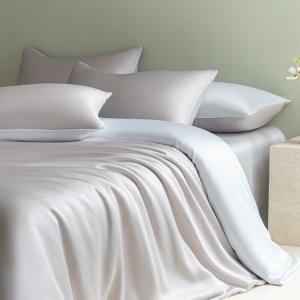 AVIVI Пододеяльник 180x220 см, односпальный, цвет: дымчато-серый, Bihu Lan