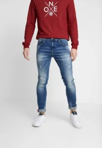 Ремонт джинсов узких кроев в сиэме Petrol Industries, Midnight Blue