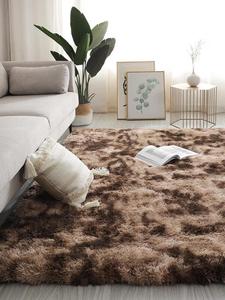 Xinglianxin Ковер 180х200 см для спальни/гостиной, стильный, моющийся, грязеотталкивающий, утолщенный, темно-коричневый