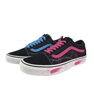 Vans Old Skool устойчивые к истиранию низкие кроссовки для скейтбординга унисекс blue red