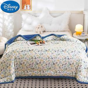 Disney Флисовое одеяло 200х220 см, утепленное, цвет Blue Garden