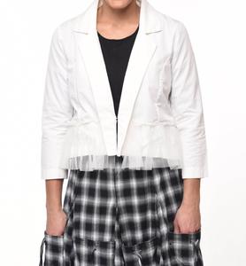 Куртка Julianna из слоновой кости твил Tulip Clothing