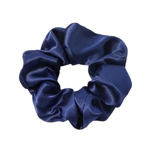 Резинка для волос satin scrunchie Soho, navy, количество 1 шт.
