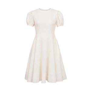 Платье Deep Breath с пышными рукавами, красный