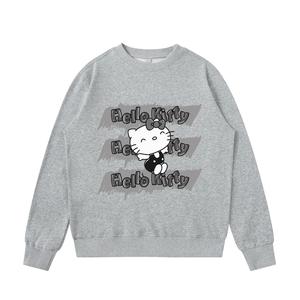 Худи HelloKitty Hello Kitty SS25 Unisex Sanrio, серый
