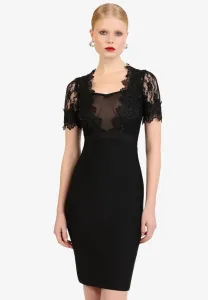 Платье-Футляр с бандажной отделкой Kraimod, Schwarz