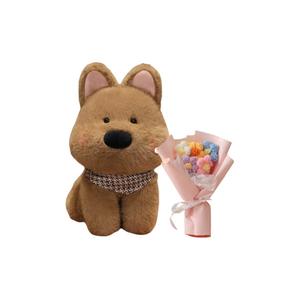 Милый вест хайленд щенок с растрепанным видом плюшевая кукла 25см/35см/45см/60см высота MENGXIAOZAI