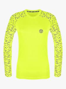 Светоотражающая футболка с длинным рукавом для бега Proviz, Yellow