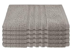 Набор полотенец Schiess шт Milano 5-teilig, 30x1x50 см, светло-серый