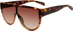 Женские солнцезащитные очки Carrera Steve Madden, модель Nigel Navigator, цвет «кристально-черепаховый/коричневый градиент», ширина линз 143 мм, ширина 0 мм, Tort Misc.