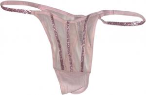 Victoria's Secret Sheer Shine стринги цвет Pink New, Pink Shine