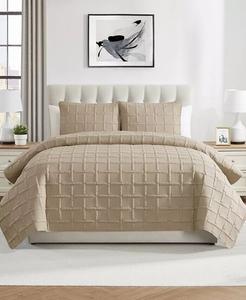 Наборы однотонных квадратных одеял VCNY Home, бежевый