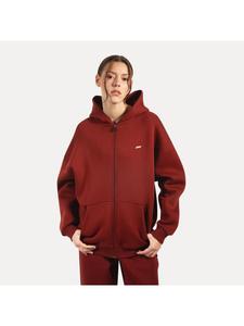 Толстовка Lyanna с капюшоном на молнии коричневого цвета SMILODOX