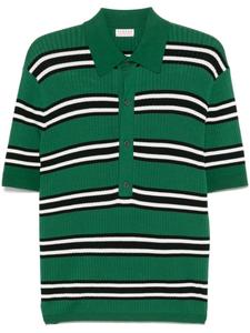 FURSAC рубашка поло в полоску, зеленый