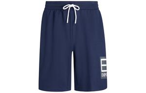 EMPORIO ARMANI Шорты повседневные мужские темно-синие EA7 SS24