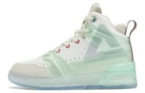 Кроссовки для скейтбординга State Pole женские с высоким берцем молочно-нефритового цвета Peak