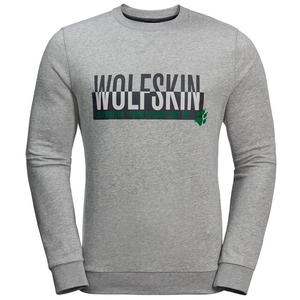 Слоган мужской свитер Jack Wolfskin, серый