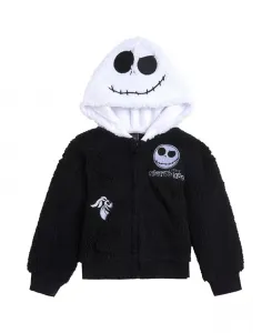 Детская уютная худи с шерпой для мальчиков Baby Boys Cosplay Hoodie Cozy Sherpa Nightmare Before Christmas, черный